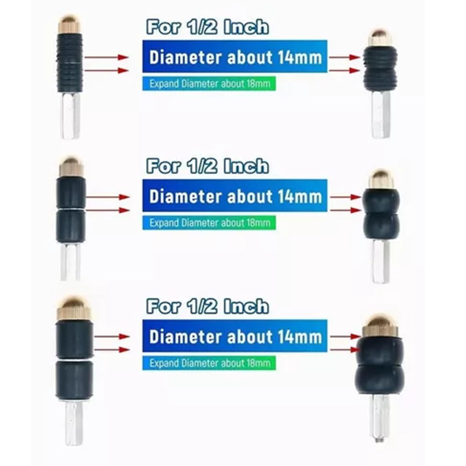 iFCOW Universal Water Stop Needle - 1 Set Hot-Melt Leak Repair Tool for Pipes, Plumbing & DIY Projects | Perfect for Emergency Pipe Repairs, Home Maintenance & Professional Plumbing Work