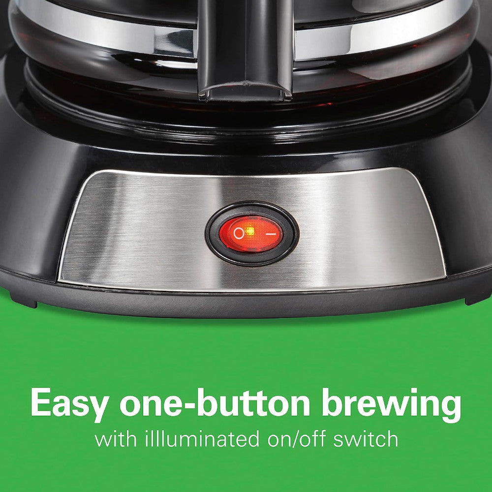 Hamilton Beach 49631 12-Cup Programmable Coffee Maker - Perfect for Home, Office & Entertaining