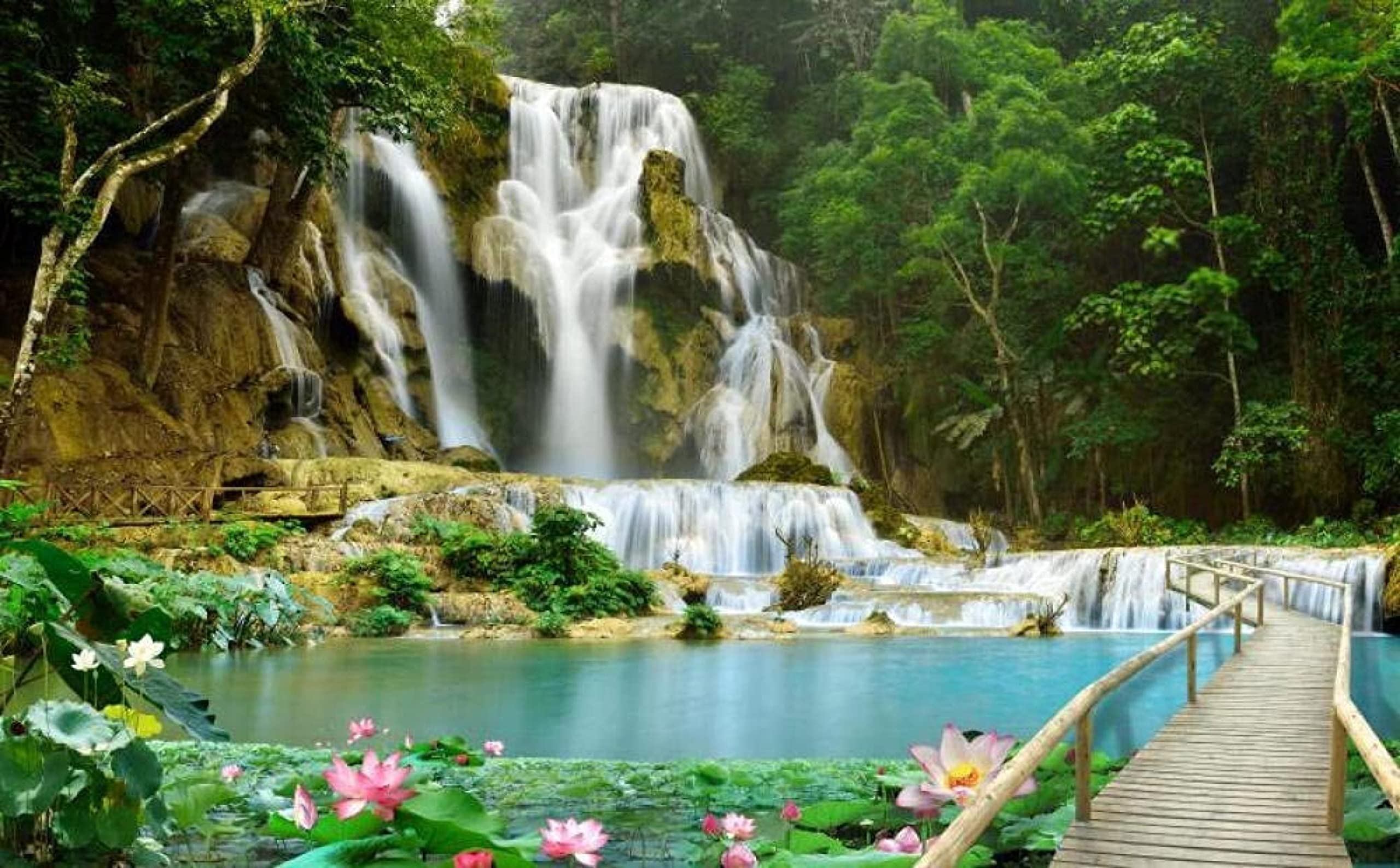 3000 Piece Jigsaw Puzzle for Adults - Waterfall Landscape Art, Family Bonding Activity, Classic Craft Gift for Puzzle Lovers (Perfect for Relaxation, Stress Relief & Home Decor)