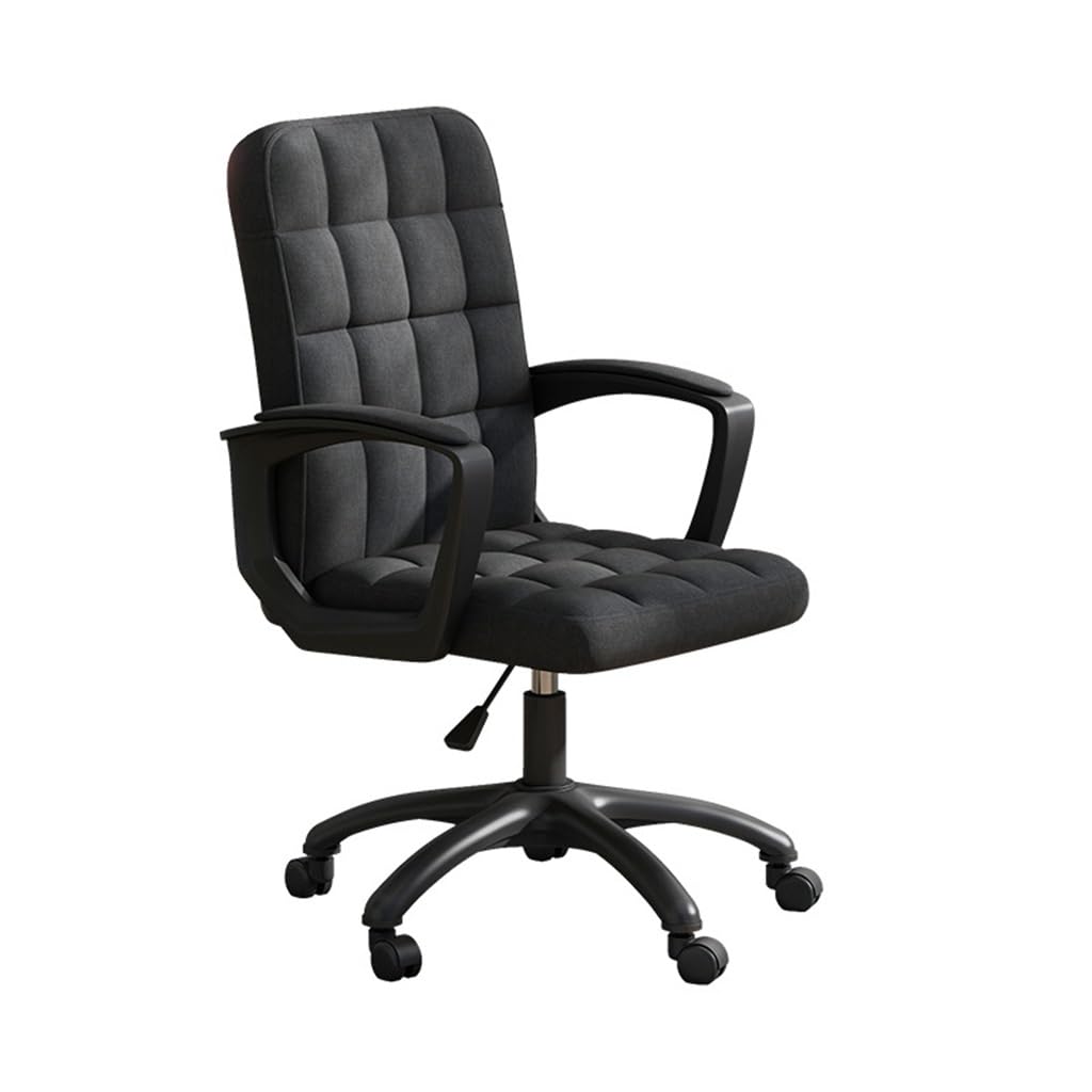 Ergonomic Office Chair - Adjustable Computer Desk Chair with Lumbar Support for Home & Gaming - Comfortable Mesh Back & Padded Seat for Long Hours of Work or Mahjong Sessions