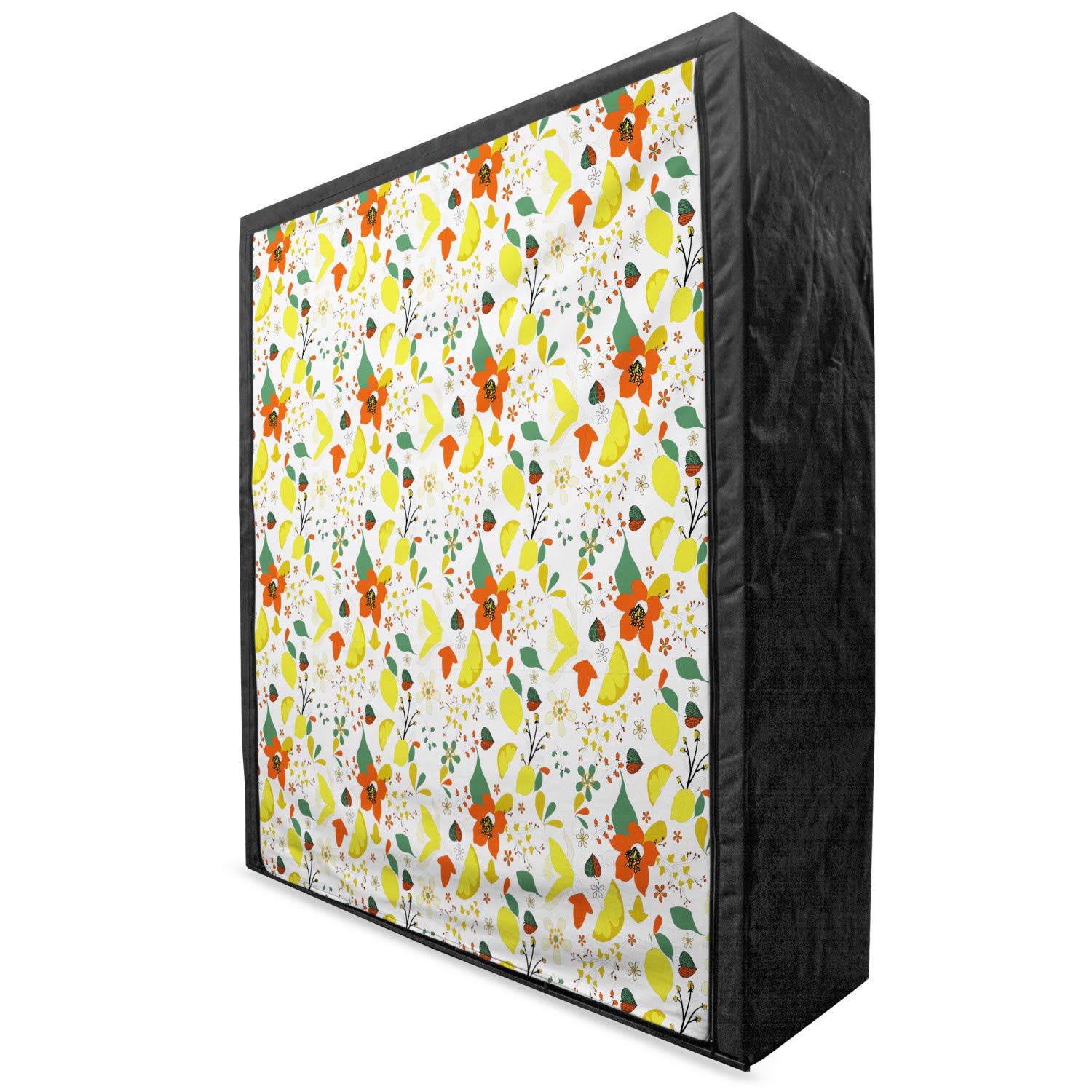Ambesonne Floral Portable Fabric Wardrobe - 59