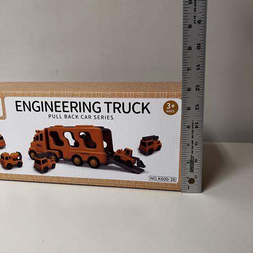 Best Construction Truck Toys for Toddlers Ages 3-6 - 7-in-1 Friction Powered Vehicle Set with Dump Truck, Excavator & More - Perfect for Indoor Play, Sandbox Fun & Early Learning Development