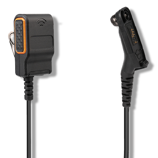 Typhoon Lapel Microphone for Motorola APX & TRBO TY 1008 - Professional Wireless Clip-on Mic for Clear Communication in Meetings, Events & Public Safety