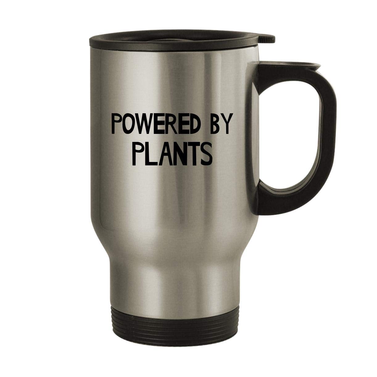 Eco-Friendly Stainless Steel 14oz Travel Mug - Silver | Insulated Reusable Coffee Cup for Hot & Cold Drinks | Perfect for Commuting, Camping & Office Use