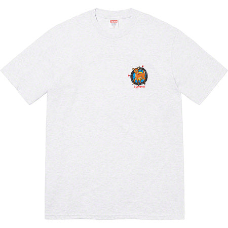 Supreme Deer Graphic T-Shirt for Men - White Cotton Tee - Streetwear Fashion & Casual Wear