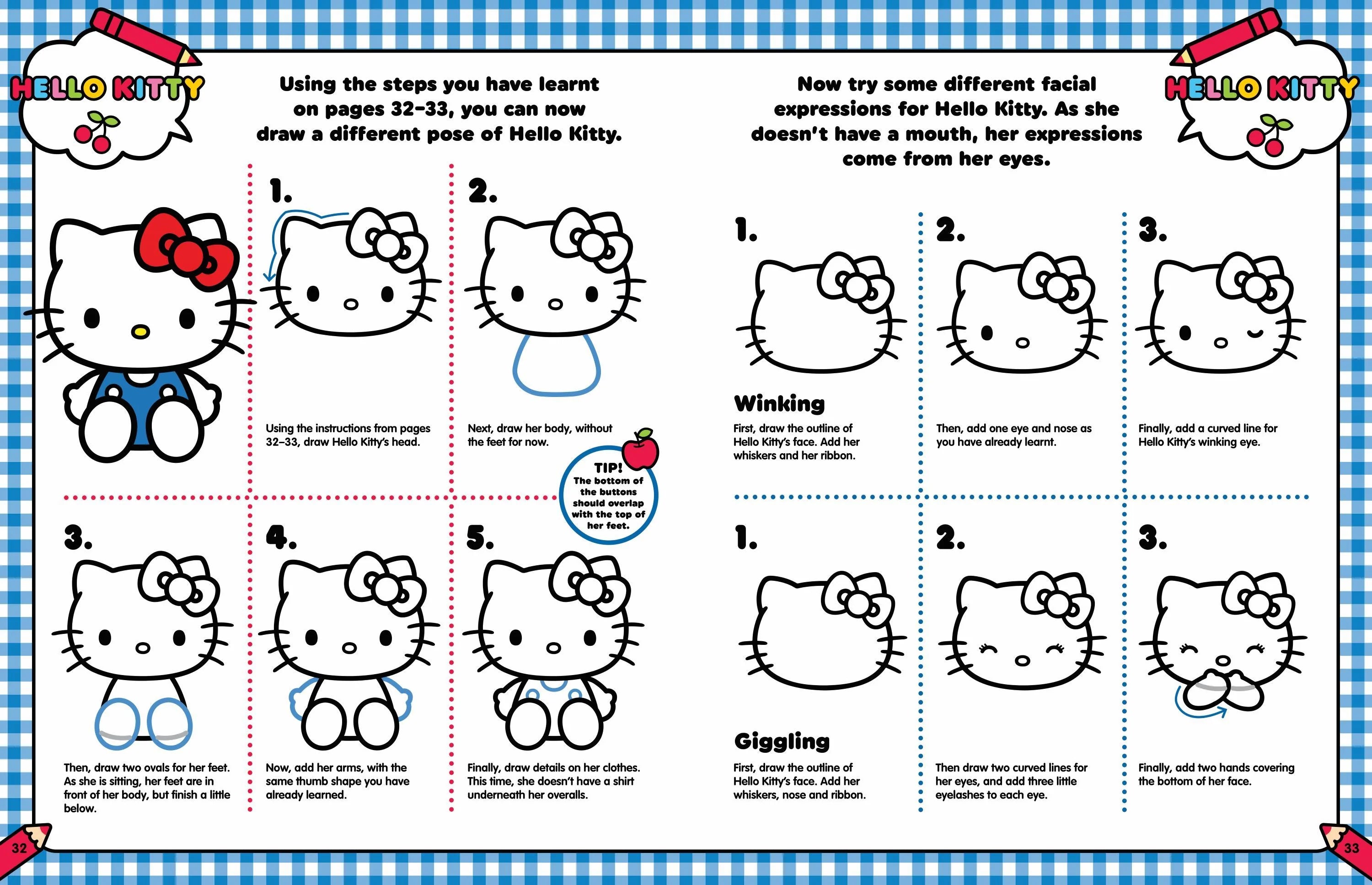 How to Draw Hello Kitty and Friends - Step by Step Drawing Guide for Beginners | Perfect for Kids, Art Lovers & DIY Gifts