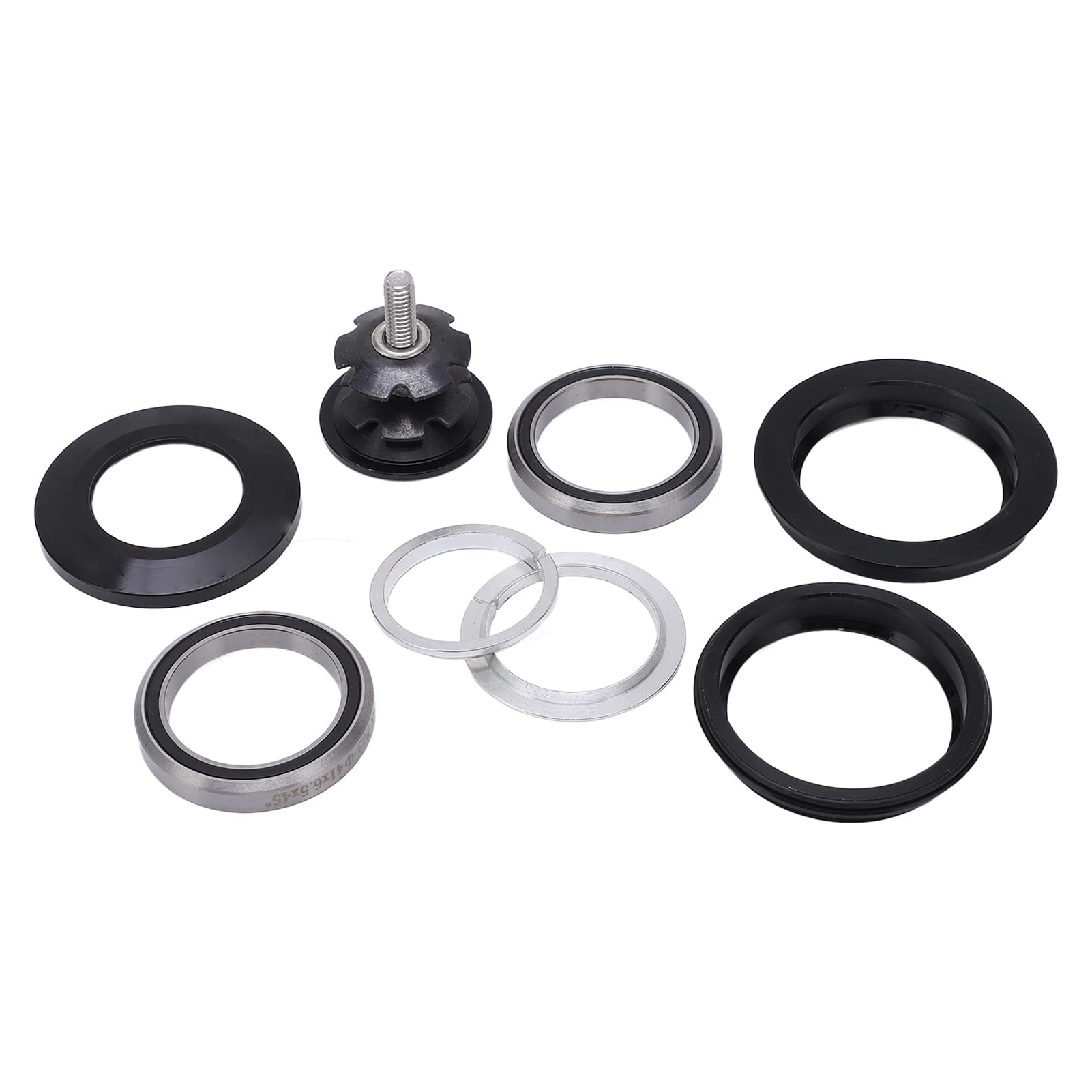 CHICIRIS Road Bike Headset - Double Sealed Bearing, Waterproof Mountain Bike Headset, Aluminum Alloy for 44/45/46mm Frame | Perfect for Road Cycling, Mountain Biking & Commuting