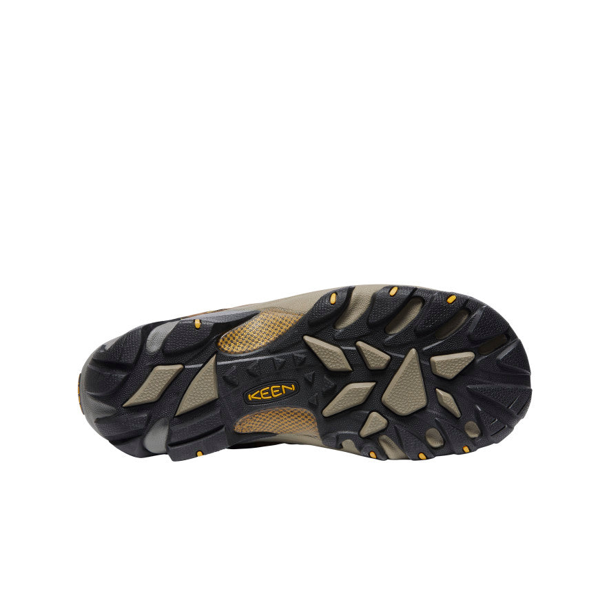 Men's KEEN Targhee II Waterproof Hiking Boots - Cascade Brown/Golden Yellow - Lightweight & Durable for Outdoor Adventures, Trail Running & Camping