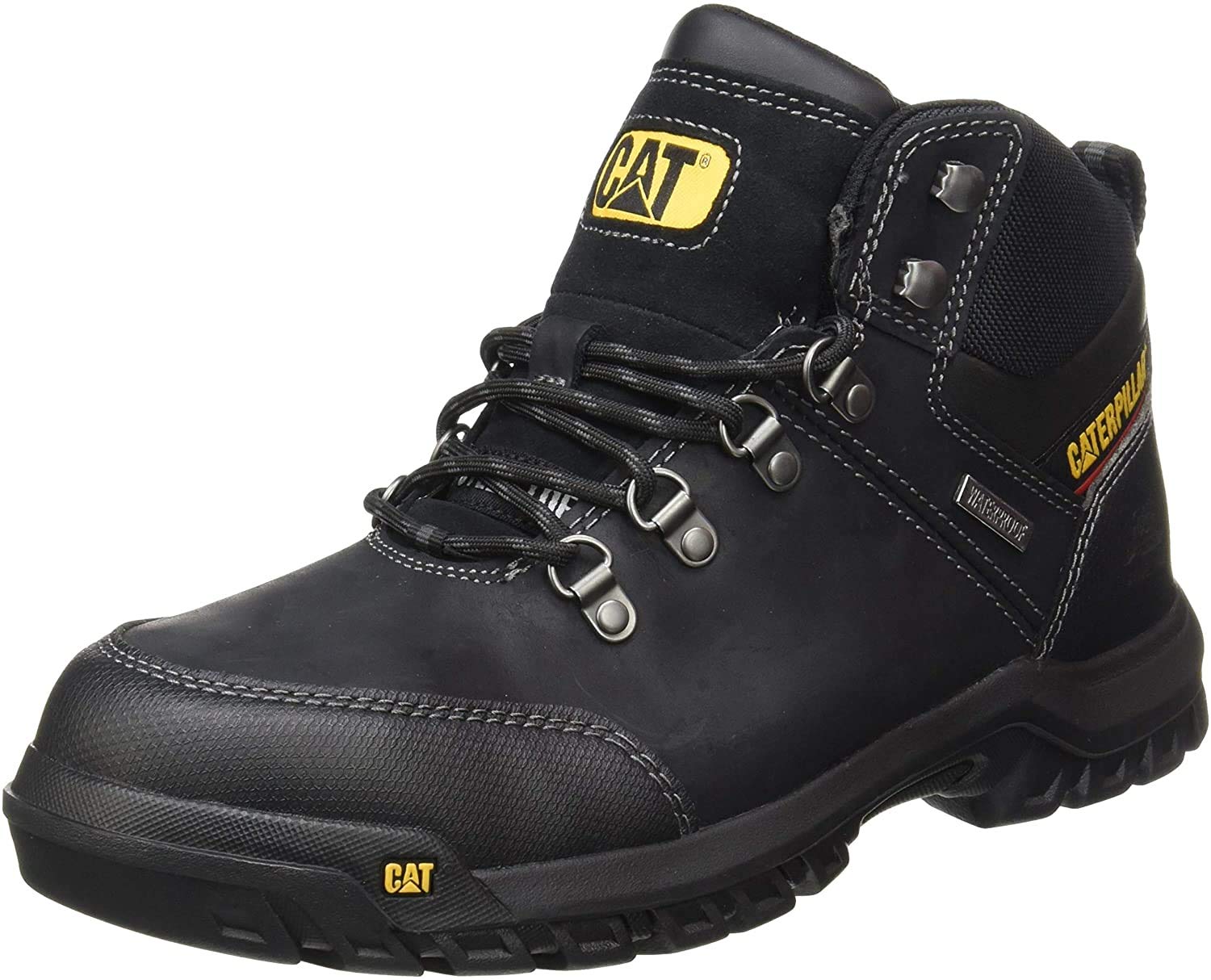 Caterpillar Men's Chukka Industrial Work Boots - Steel Toe, Slip Resistant, Comfortable for Construction & Warehouse Workers