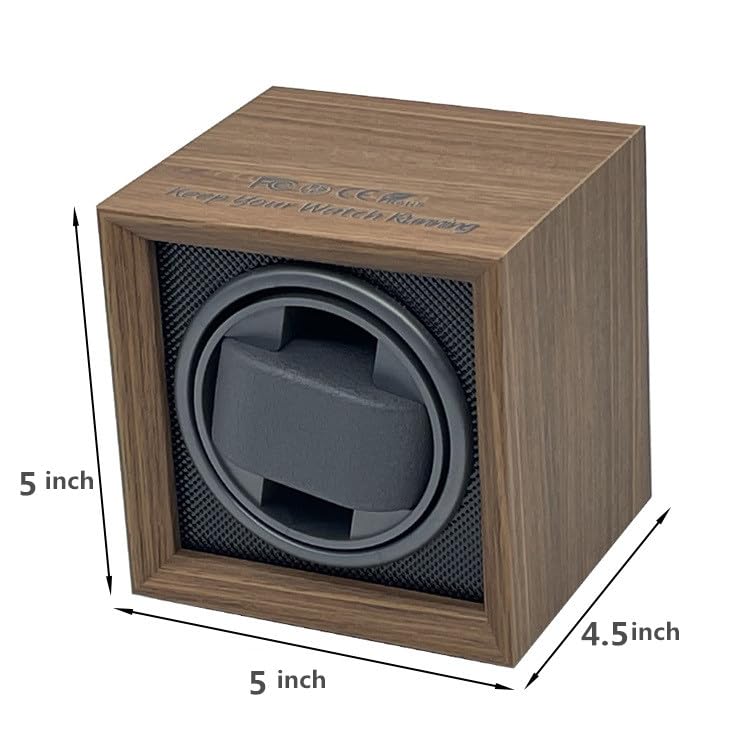 Premium Automatic Watch Winder with Ultra-Quiet Japanese Motor - Adjustable Watch Pillow for Men & Women | Perfect for Travel, Storage & Display of Luxury Watches