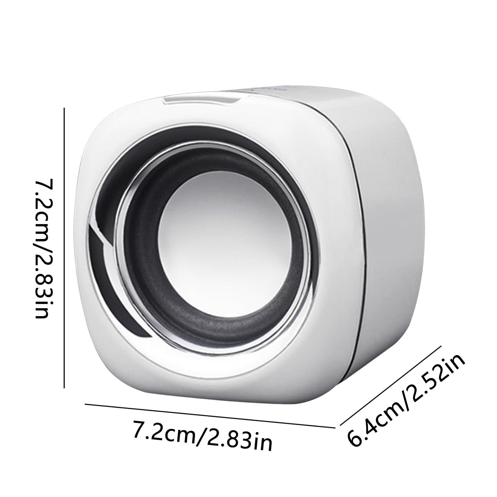 Portable USB Powered Stereo Speaker System - High Quality Desktop & Laptop Speakers with Anti-Interference Technology | Compatible with Smartphones, Tablets, MP3 Players & Computers | Perfect for Home Office, Gaming & Music Listening