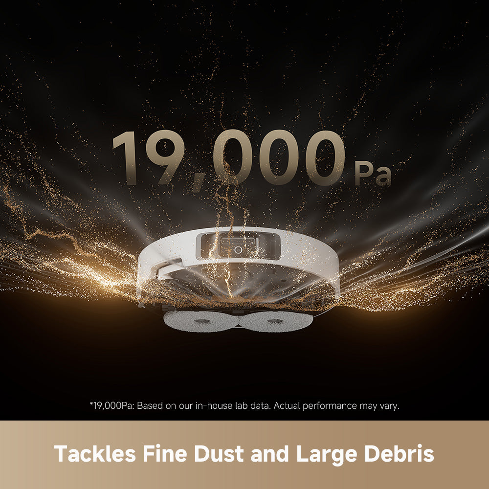 Dreame L40S Ultra Robot Vacuum and Mop Combo with Self-Cleaning & Auto-Empty Dock - Smart Home Cleaning for Hardwood Floors, Carpets & Pet Hair