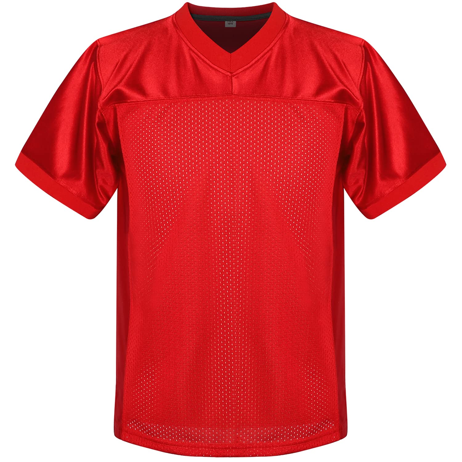 Phoneutrix Youth Blank Football Jersey - Kids Sports T-Shirt for Football, Hip Hop Dance & Party Wear | Breathable Athletic Tee for Boys & Girls Team Sports, Dance Performances & Casual Outfits