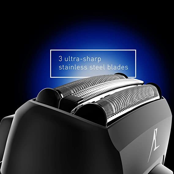 Refurbished PANASONIC ES-LL41 3-in-1 Wet/Dry Electric Shaver with Home Essentials Warranty - Perfect for Travel, Gym & Daily Shaving