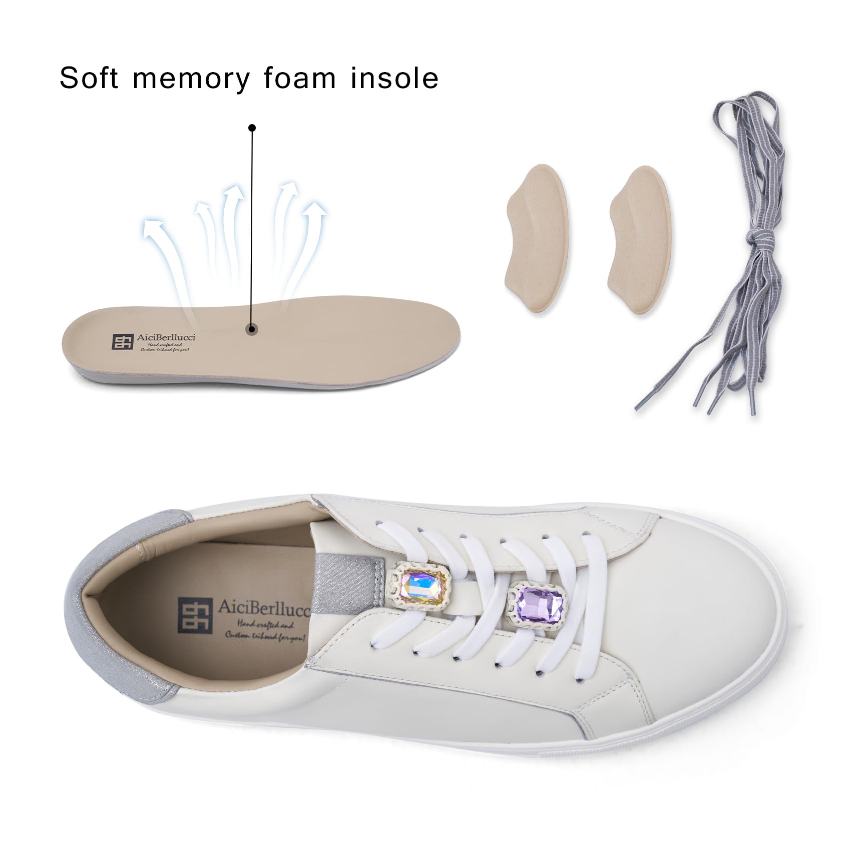 Women's Fashion Leather Platform Sneakers - Comfortable Casual Walking Shoes for Everyday Wear | Perfect for Work, Travel & Street Style Outfits