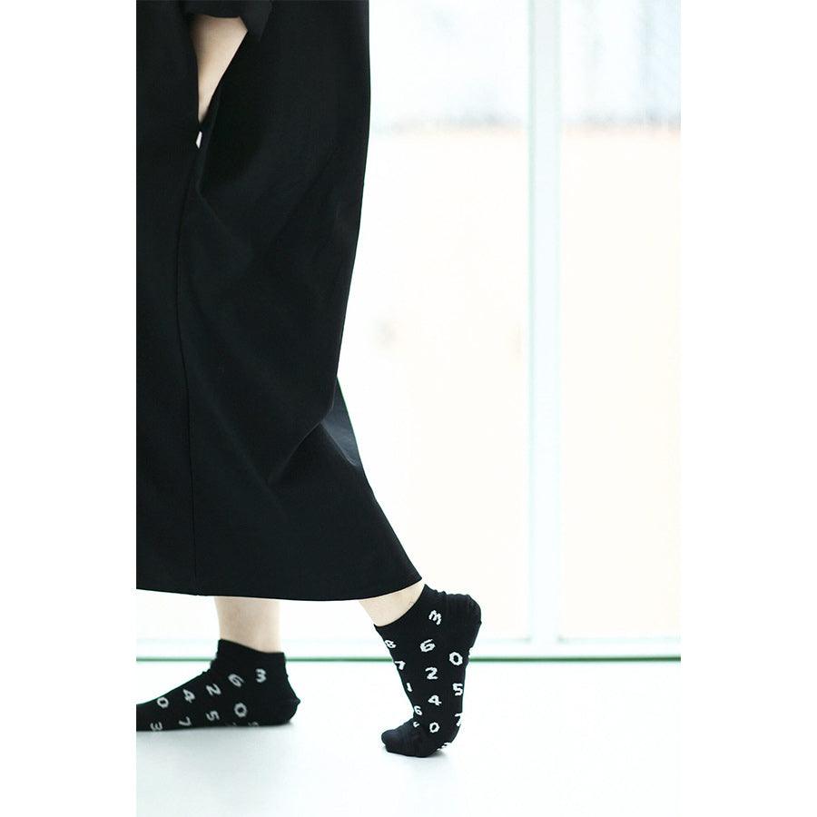 SOUSOU Round Toe Tabi Socks - Low Cut Black | Traditional Japanese Split-Toe Socks for Yoga, Martial Arts & Indoor Comfort