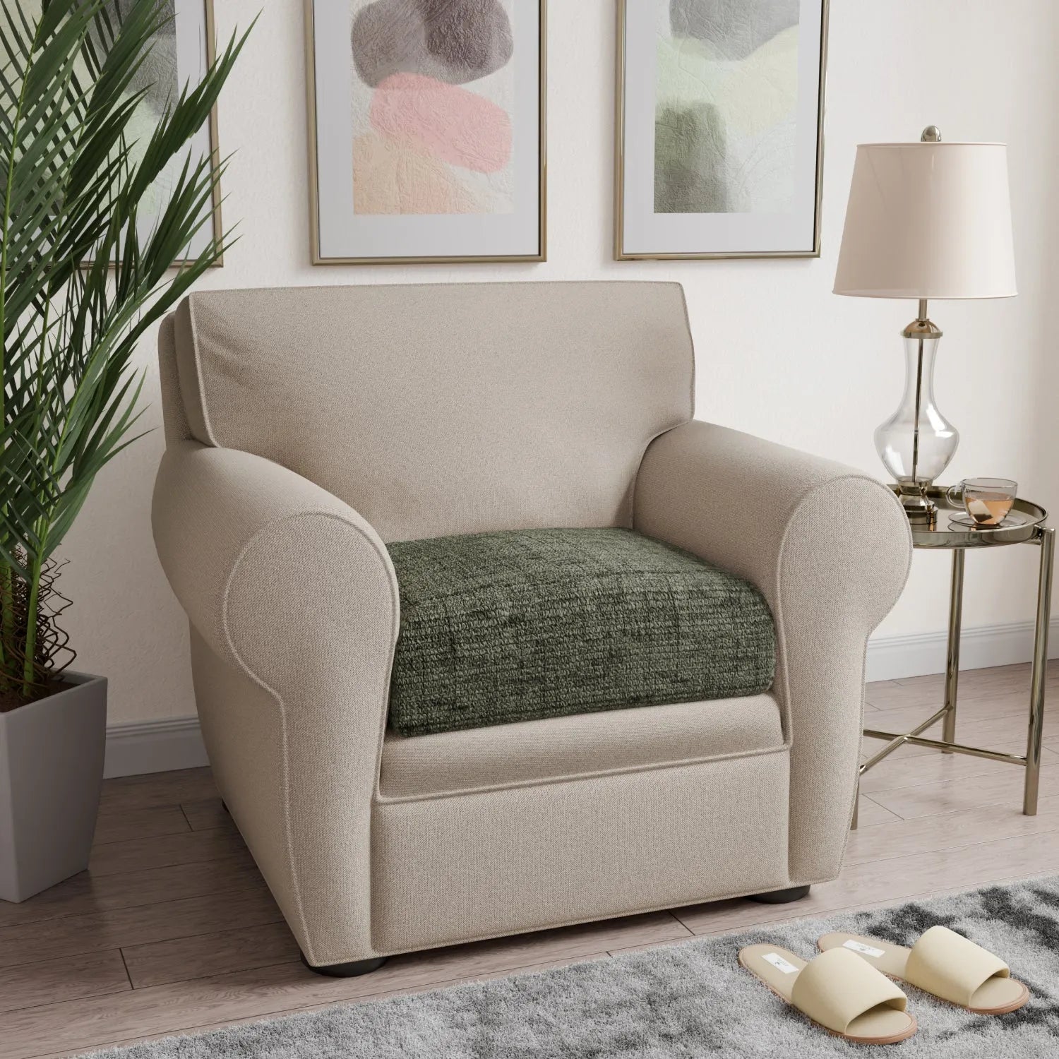 Premium Microfiber Seat Cushion Cover - Soft, Durable & Stylish Home Decor for Sofa, Chair, and Car - Perfect for Living Room, Office & Travel Comfort