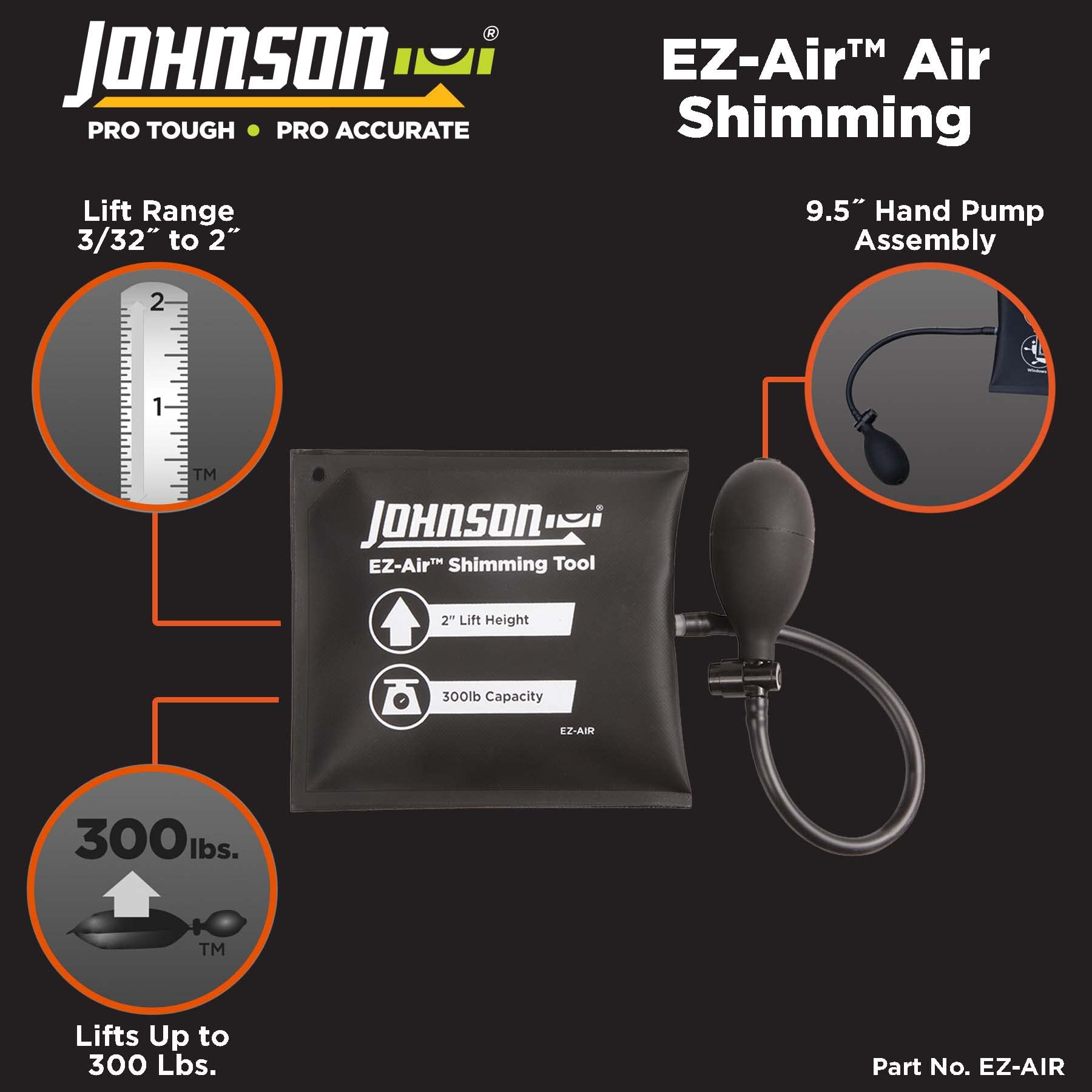 EZ-Air Shimming Tool - Professional Gap Filler for DIY Home Repairs, Construction & Woodworking - Perfect for Leveling Doors, Windows & Furniture