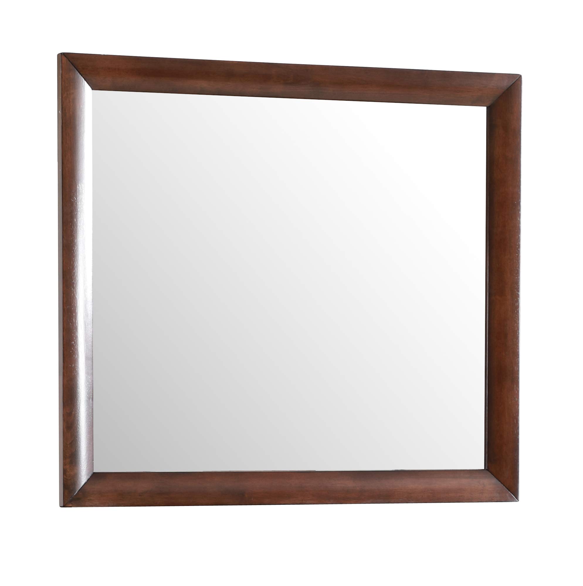Glory Furniture G1550-M Full Length Cherry Wood Bedroom Mirror - Elegant Dressing Mirror for Bedroom, Vanity, Closet & Hallway Decor