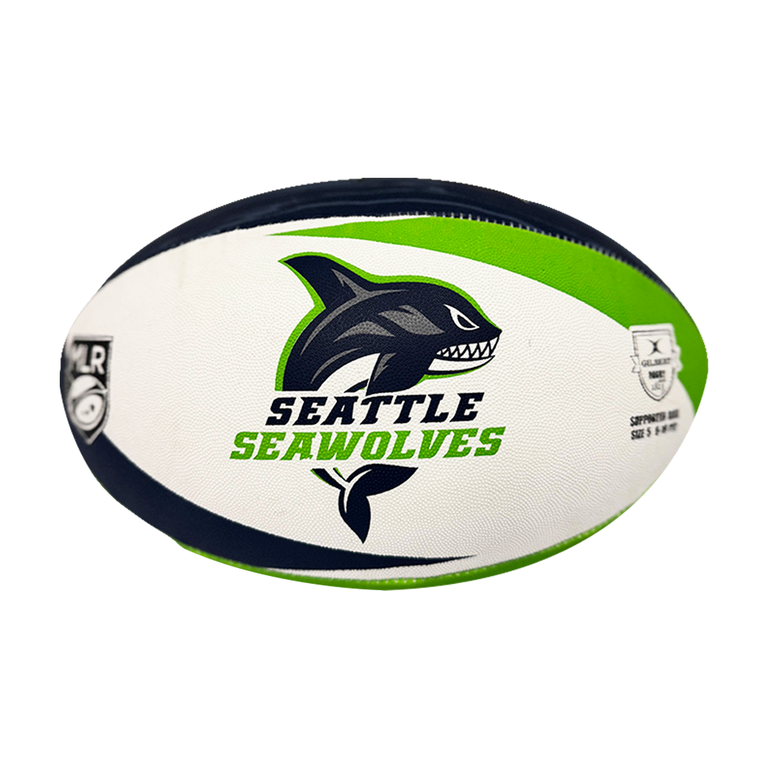 Official Seattle Seawolves Rugby Ball - Premium Game Ball for Training & Matches - Perfect Gift for Orca Supporters & Rugby Fans - Great for Practice, Games, and Collectibles
