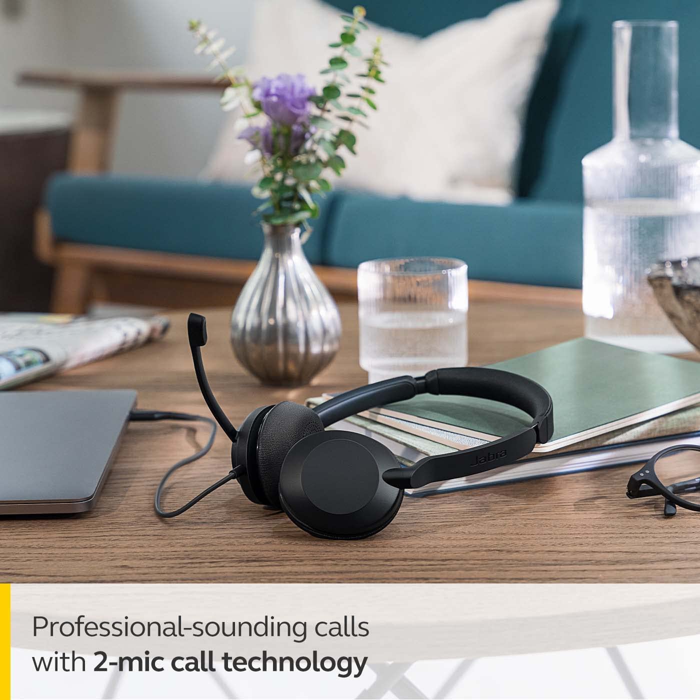 Jabra Connect 4h USB-C Wired Headset for Office Calls & Remote Work