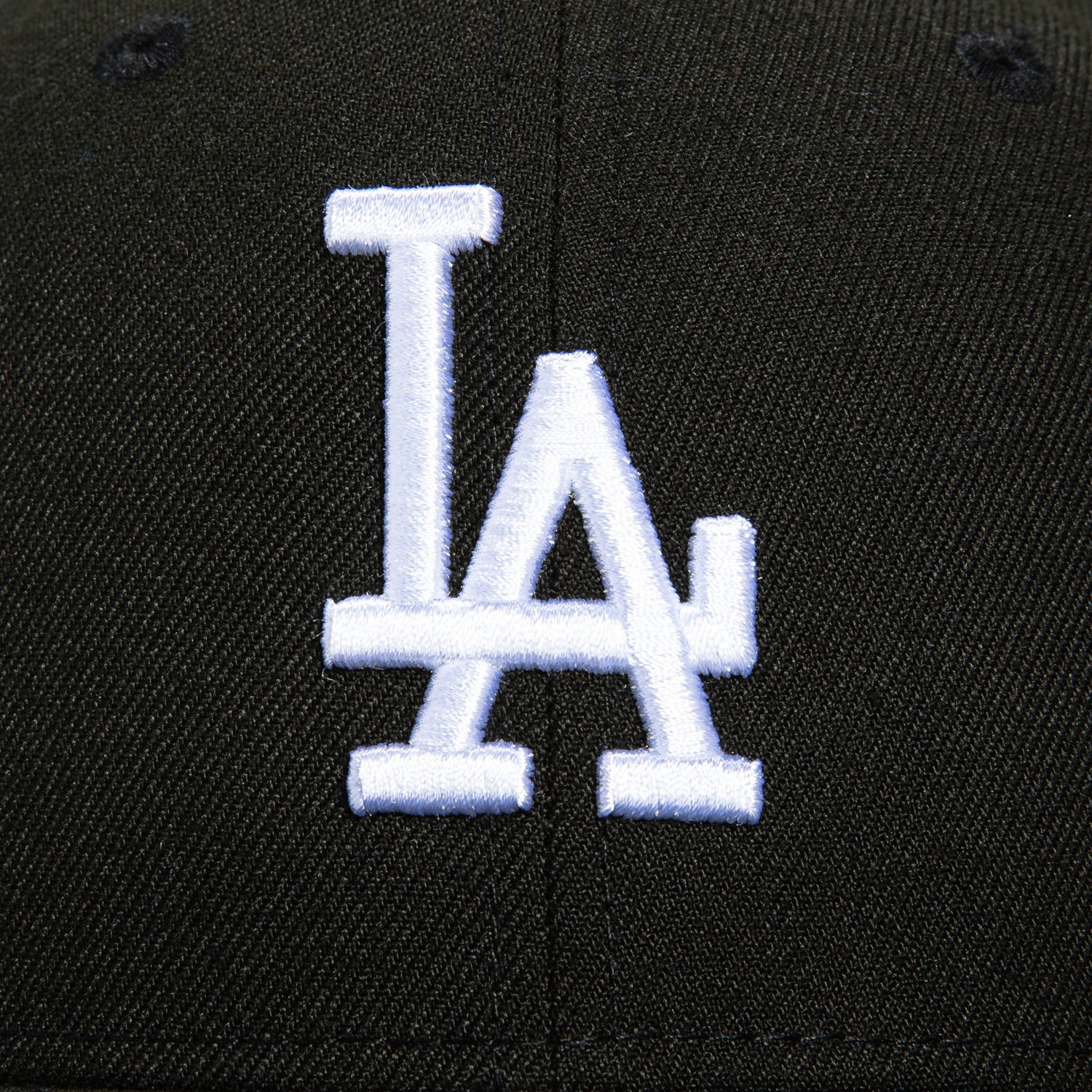 New Era 59Fifty Los Angeles Dodgers 100th Anniversary Patch Snapback Hat - Black & White Adjustable Baseball Cap for Men & Women - Perfect for Games, Collecting & Streetwear Fashion