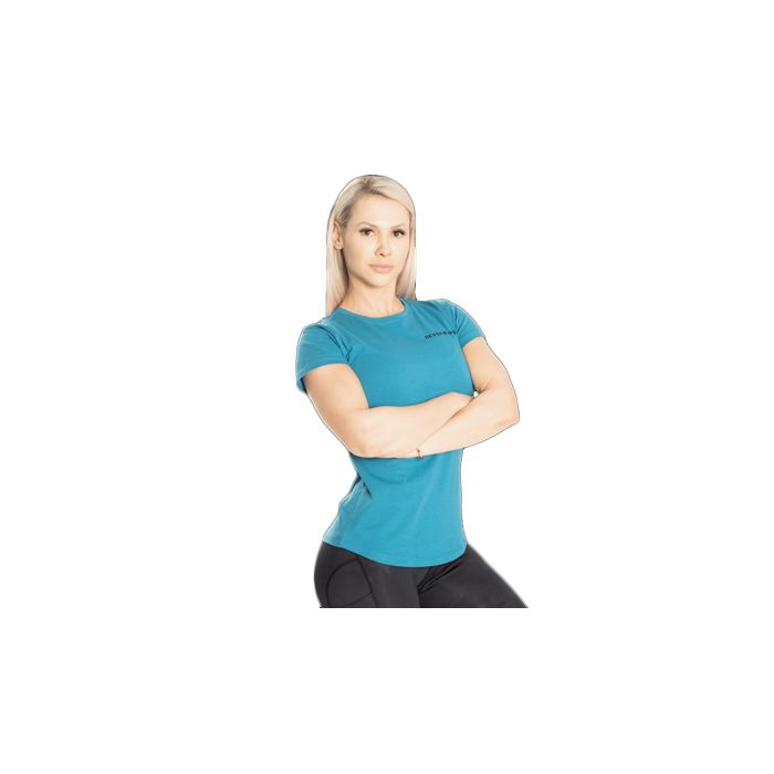 Better Bodies Regular Fit T-Shirt for Men & Women - Dark Turquoise | Soft Cotton Comfort Tee for Casual Wear, Gym & Everyday Outfits