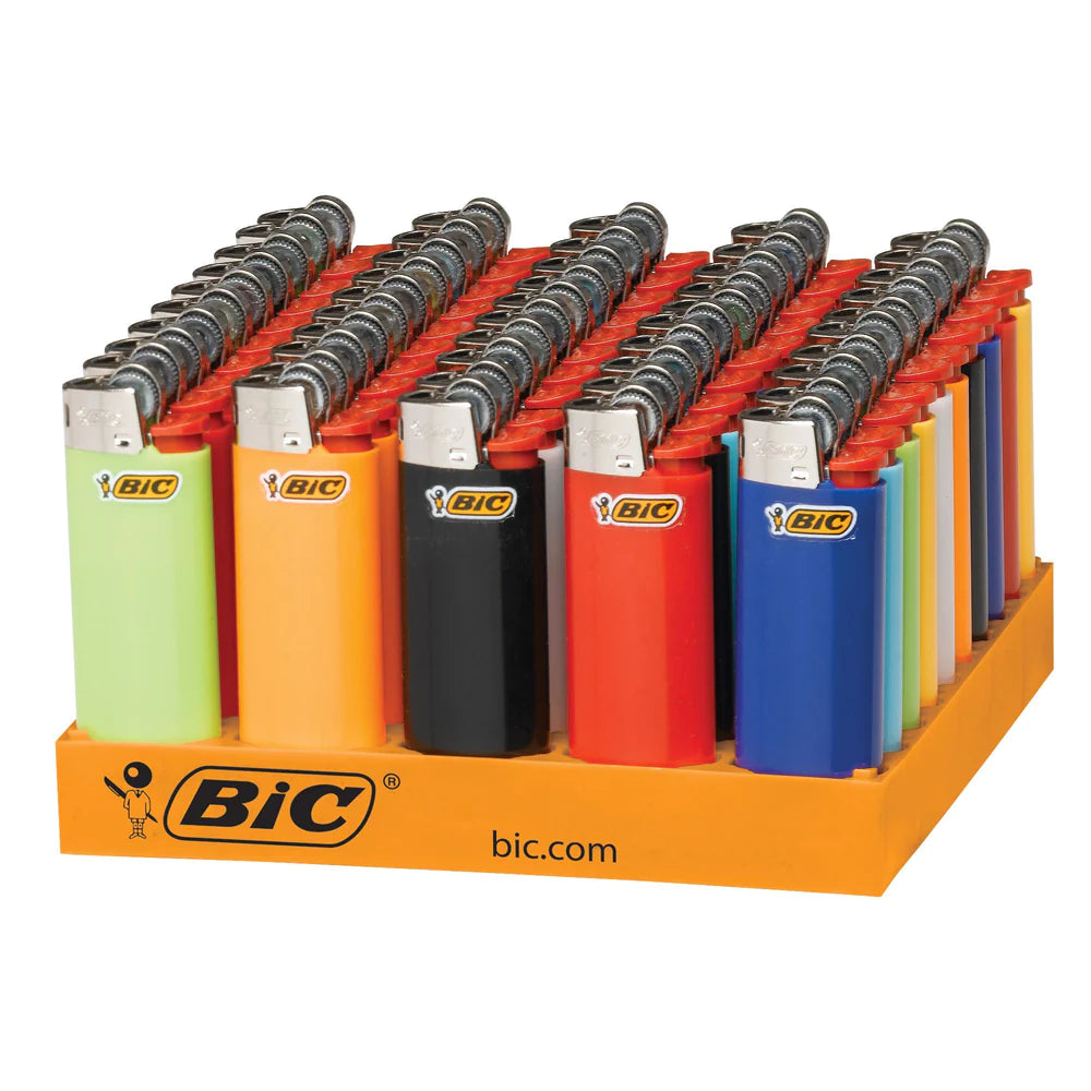 Bic Mini Lighter - Pocket-Sized Flame for Candles, Camping & Everyday Use | Reliable & Windproof | Perfect for Home, Outdoors & Emergency Kits