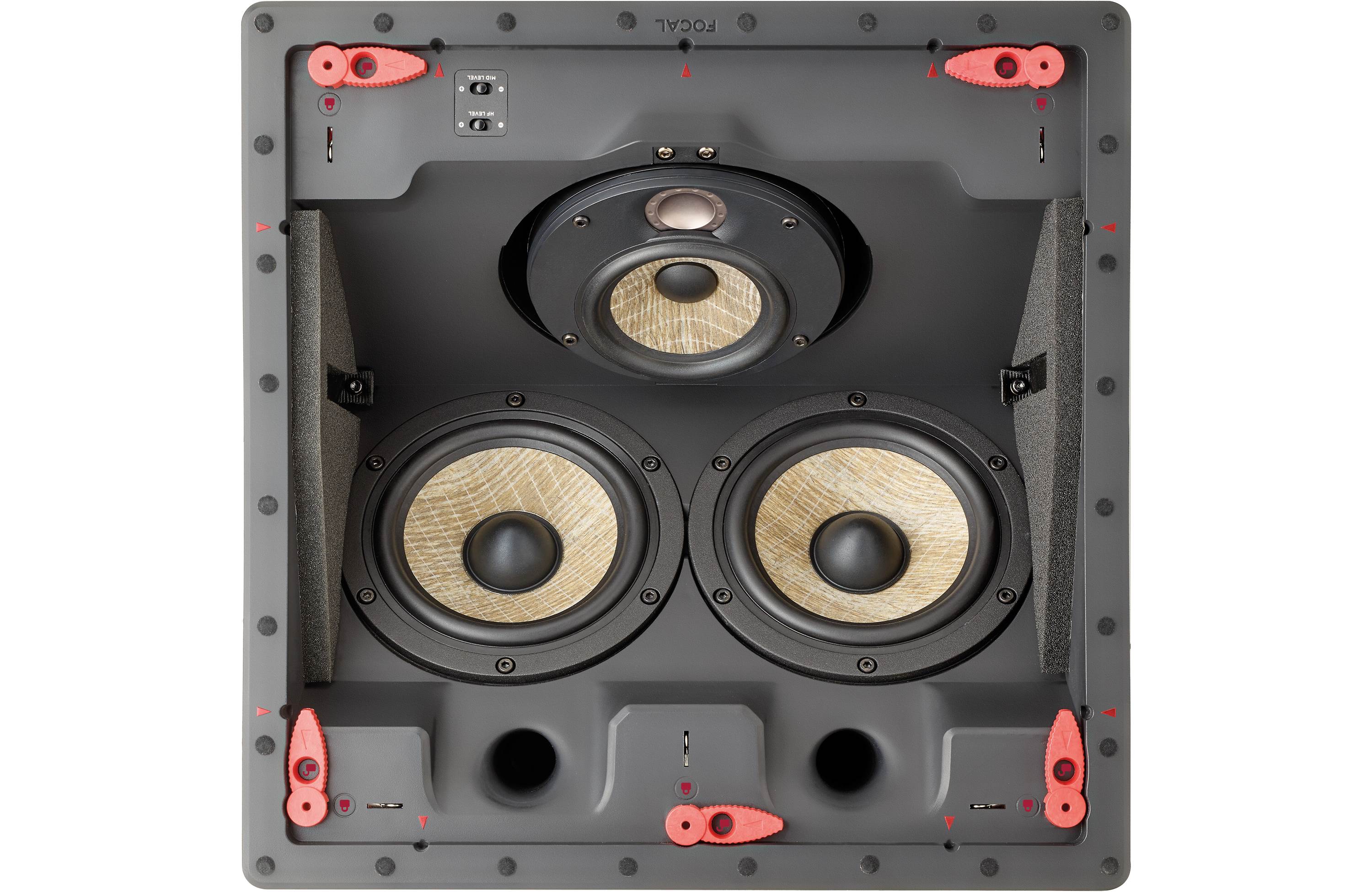 Focal 300 ICLCR 5-Inch In-Ceiling 3-Way Loudspeaker with Built-in Back Box - Premium Home Theater & Surround Sound System for Living Room, Bedroom, or Home Cinema Installation (Each)