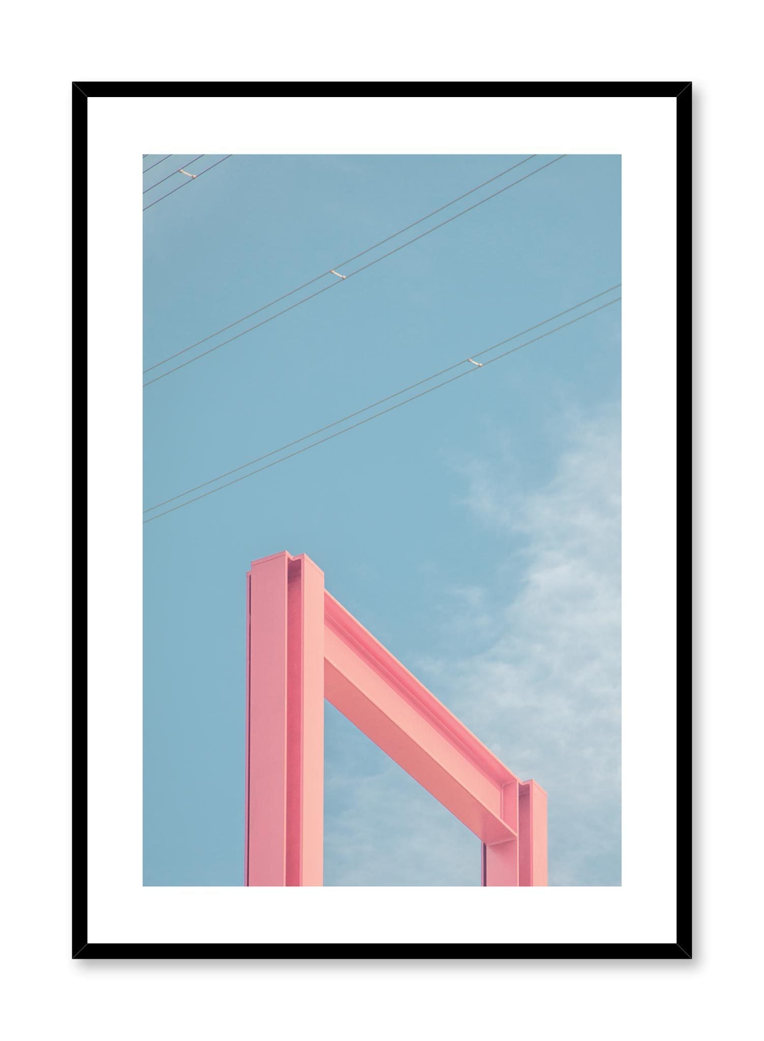 Pink Arch Poster - Elegant Wall Art for Home Decor, Office & Gift Ideas - Perfect for Living Room, Bedroom & Wedding Decorations