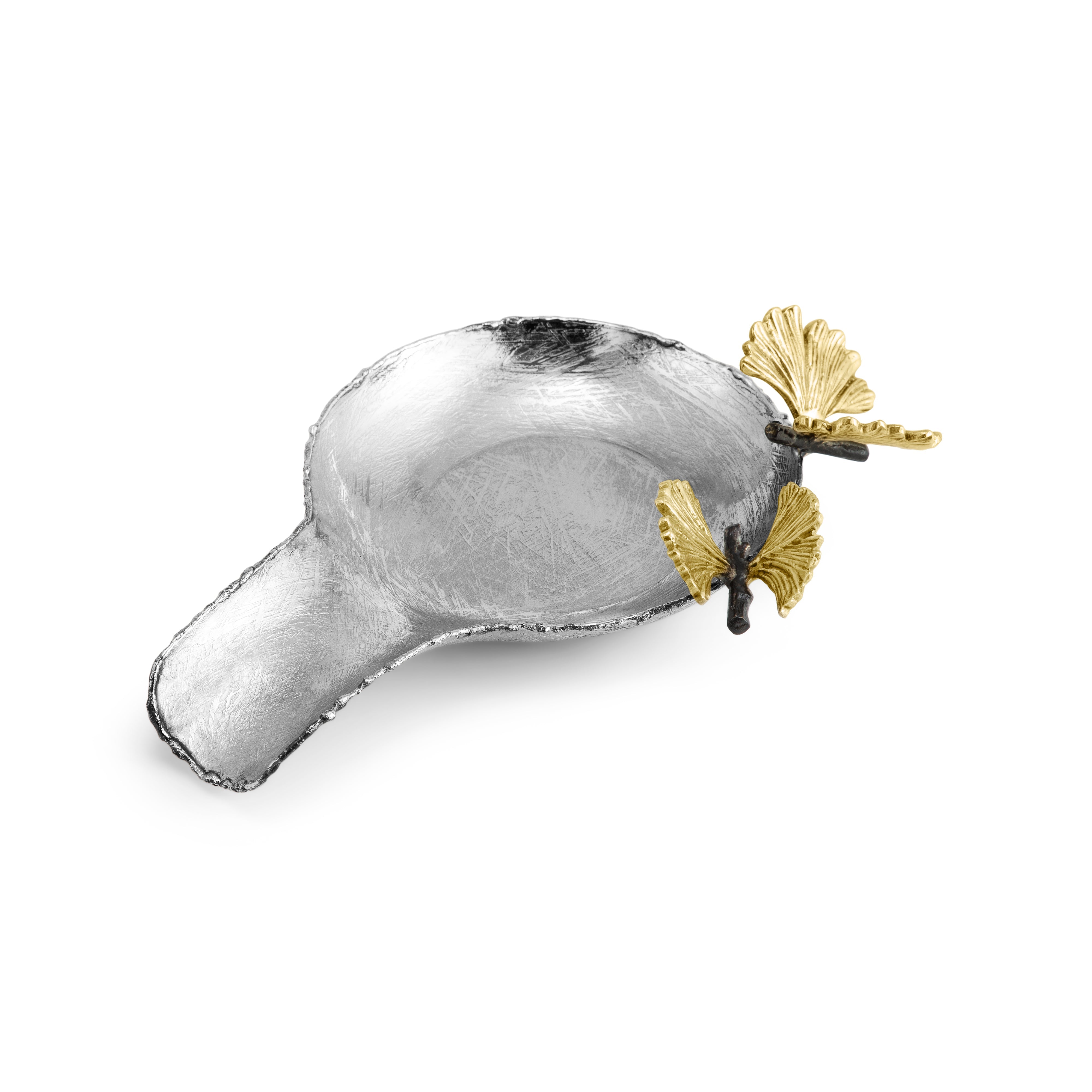 Butterfly Ginkgo Spoon Rest - Elegant Ceramic Spoon Holder for Kitchen Countertop - Perfect for Cooking, Serving & Dining Decor