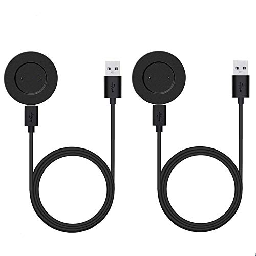 Austuo 2-Pack Replacement Charger Dock for Huawei GT/Honor Magic/Dream/GT 2 Watch - Portable USB Charging Cable & Cradle for Smartwatch (Black) - Perfect for Home, Office & Travel Charging