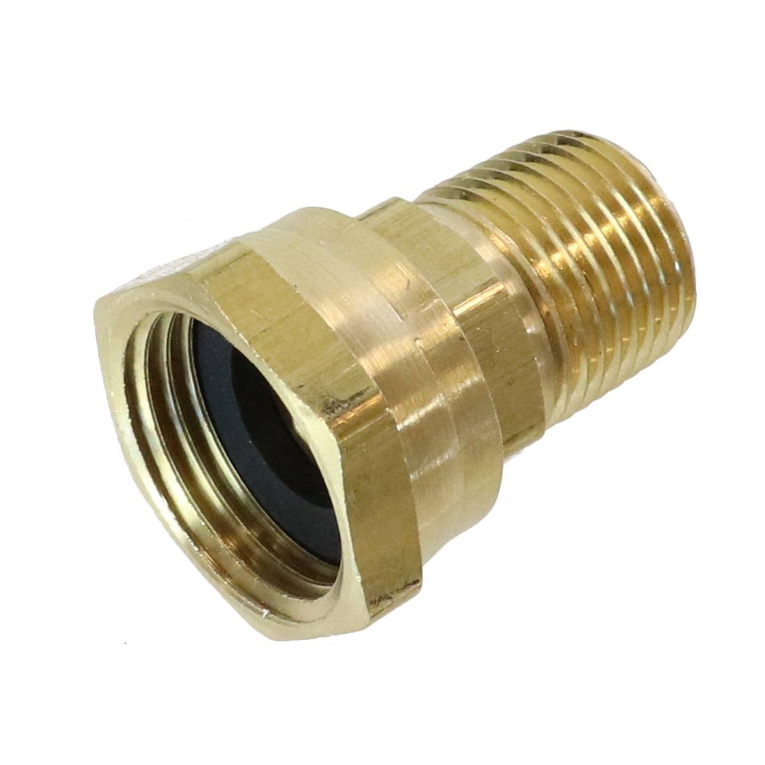Pulex Garden Hose Fitting & Hydro Cart Inlet - Heavy Duty Brass Connector for Outdoor Watering, Irrigation Systems & Car Wash Stations