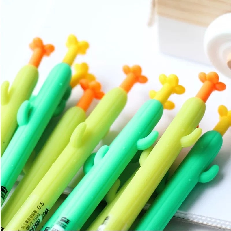 Premium Cactus-Themed Mechanical Pencil - 0.5mm Lead, Ergonomic Grip for Smooth Writing - Perfect for School, Office & Art Sketching