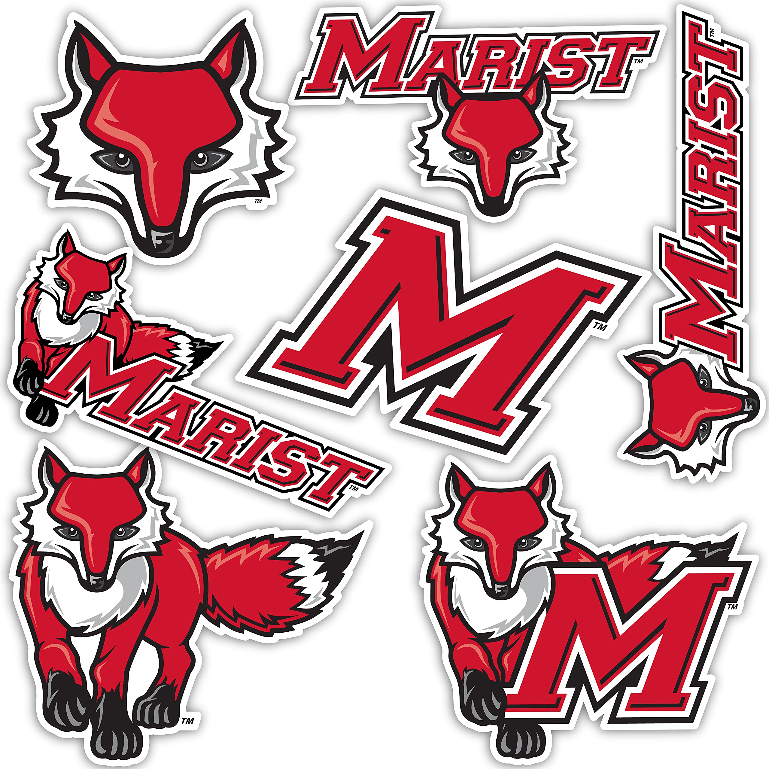Desert Cactus Marist College Sticker - Red Foxes Vinyl Decals for Laptop, Water Bottle, Car & Scrapbook - T2 (Type 2) - Perfect for School Spirit, DIY Crafts & Personalizing Your Belongings