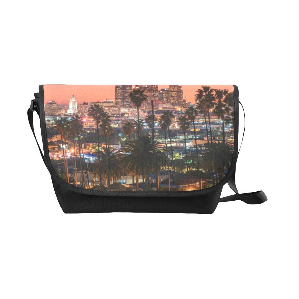 **InterestPrint New York City Themed Unisex Messenger Bag - Crossbody Shoulder Bag for Men & Women, Durable & Stylish for School, Work, Travel - Black**    **Perfect for:** Daily Commute, College Campus, Business Trips, Urban Exploration & Weekend Getaways