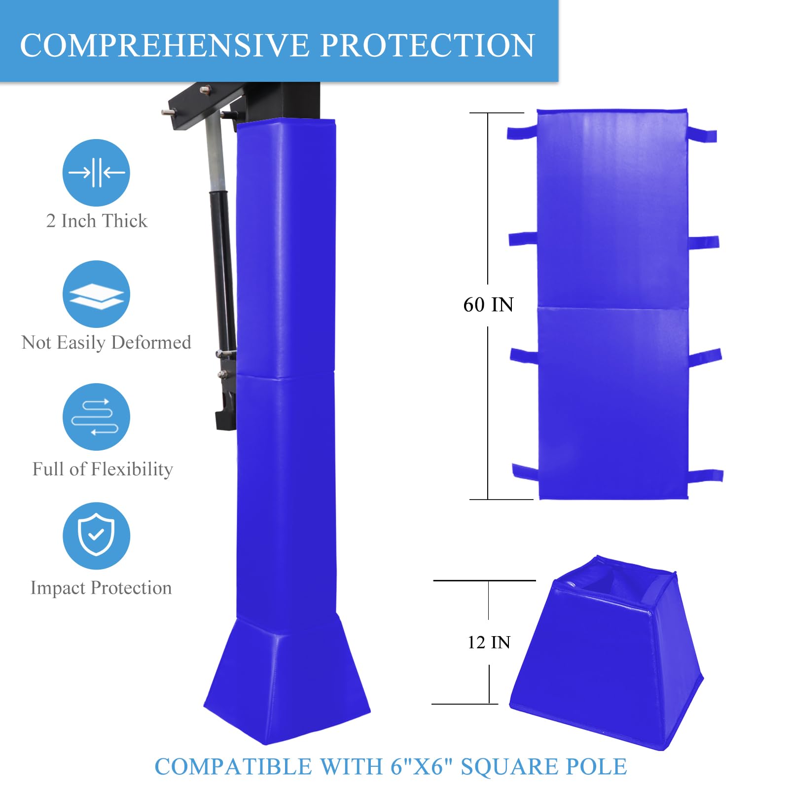 **Heavy Duty Basketball Pole Pad - 5