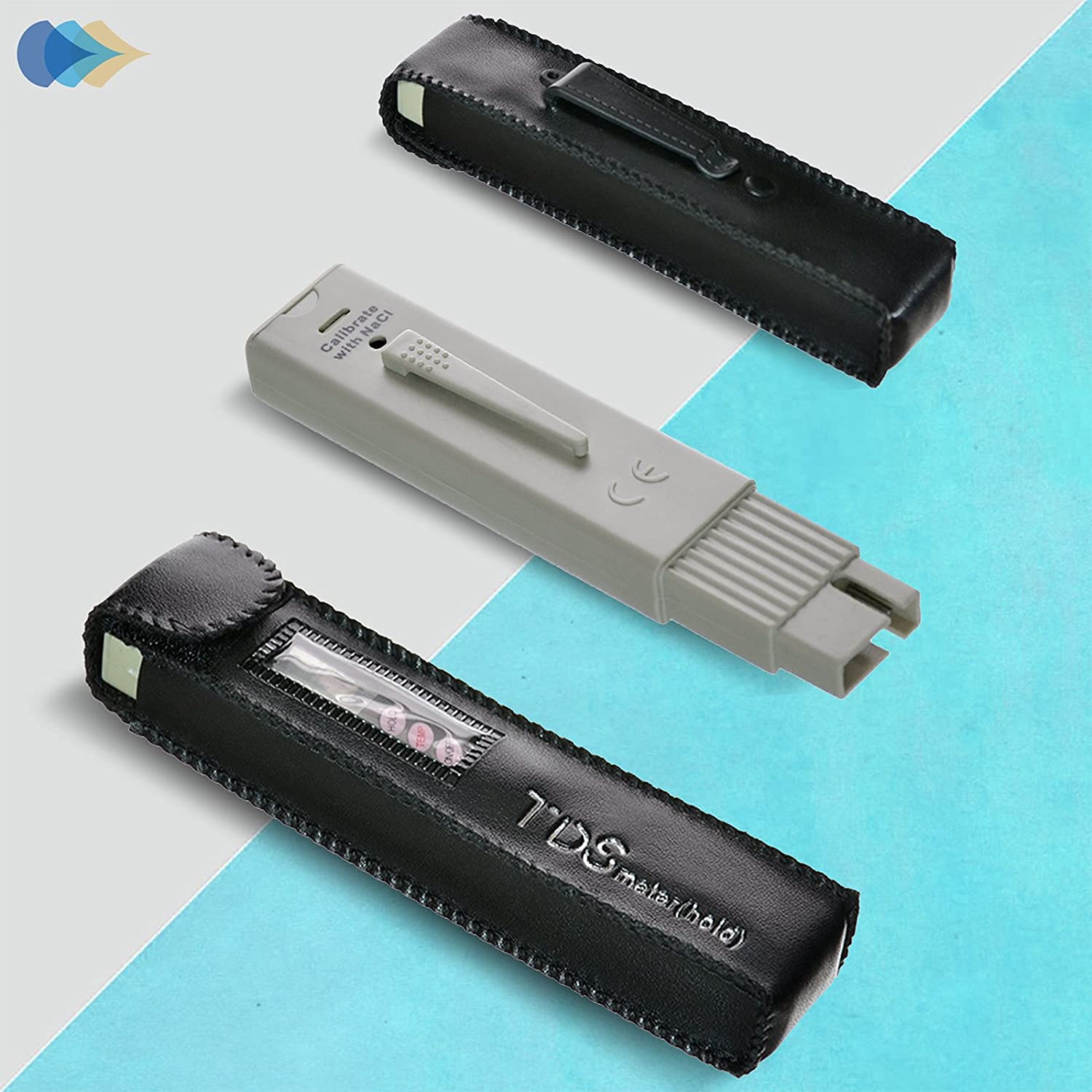 AK Anikash Digital TDS Meter with Temperature & pH Liquid Drop - Water Quality Tester for RO Purifier, Aquariums, Hydroponics & Drinking Water | Measures PPM/TDS/TEMP | Grey