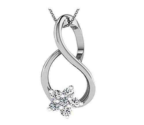 14K/18K Yellow/White/Rose Gold IGI Certified 0.03 Carat Natural Diamond Pendant (IJ Color, SI Clarity) - Elegant Jewelry Gift for Women & Girls | Dishis Designer Jewelry | Perfect for Birthdays, Anniversaries & Special Occasions