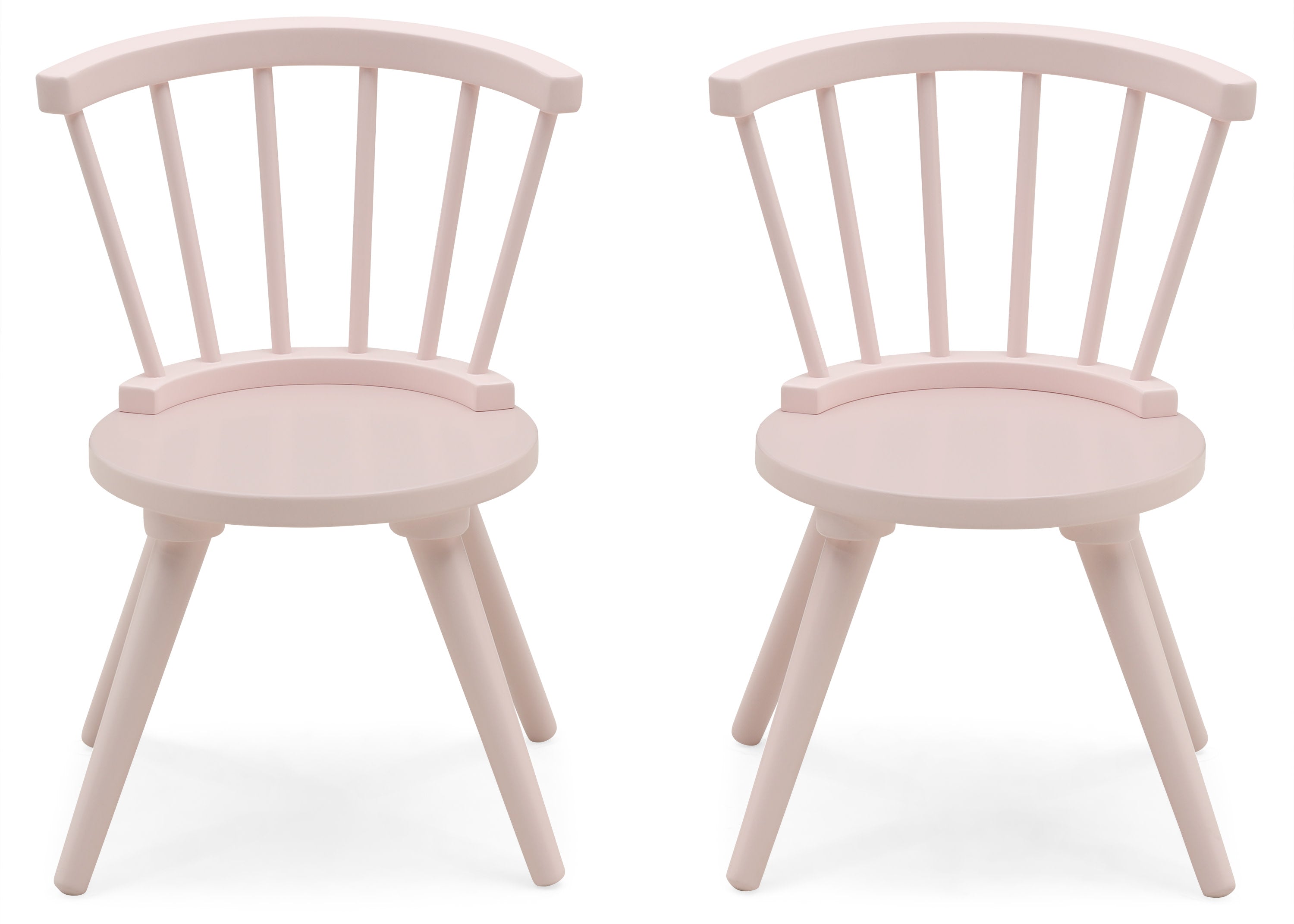 Windsor 2-Piece Dining Chair Set - Solid Wood Kitchen Chairs for Dining Room, Kitchen & Breakfast Nook - Classic Farmhouse Style Home Decor