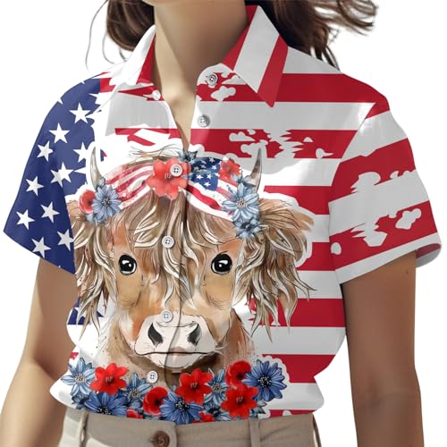 Us Flag Cow
