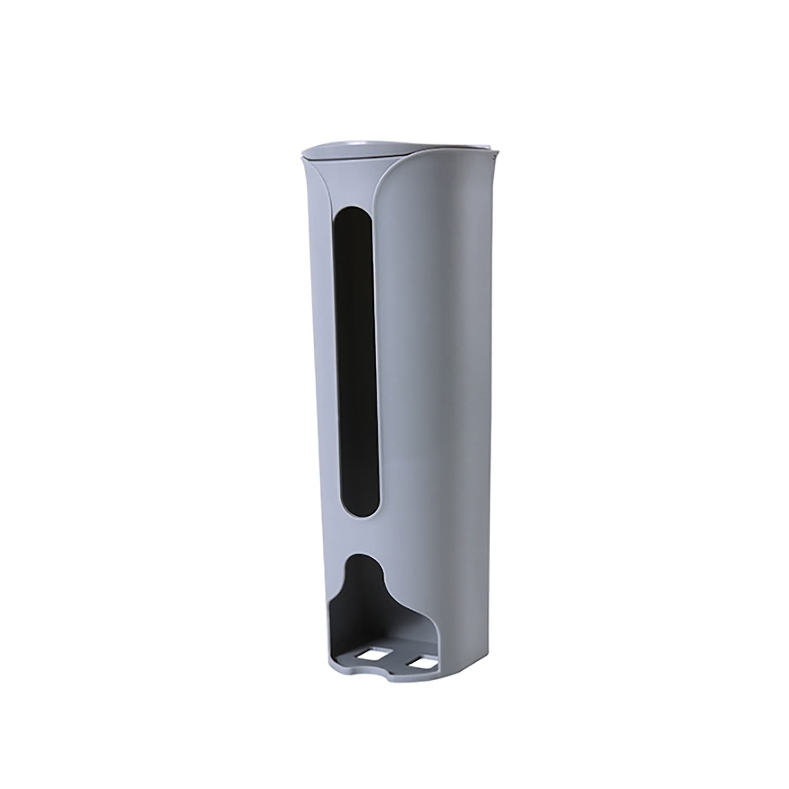 Wall Mounted Plastic Bag Dispenser for Kitchen - Grey, One Size - Convenient Storage & Organization for Grocery Bags, Trash Bags & More - Perfect for Pantry, Laundry Room or Garage