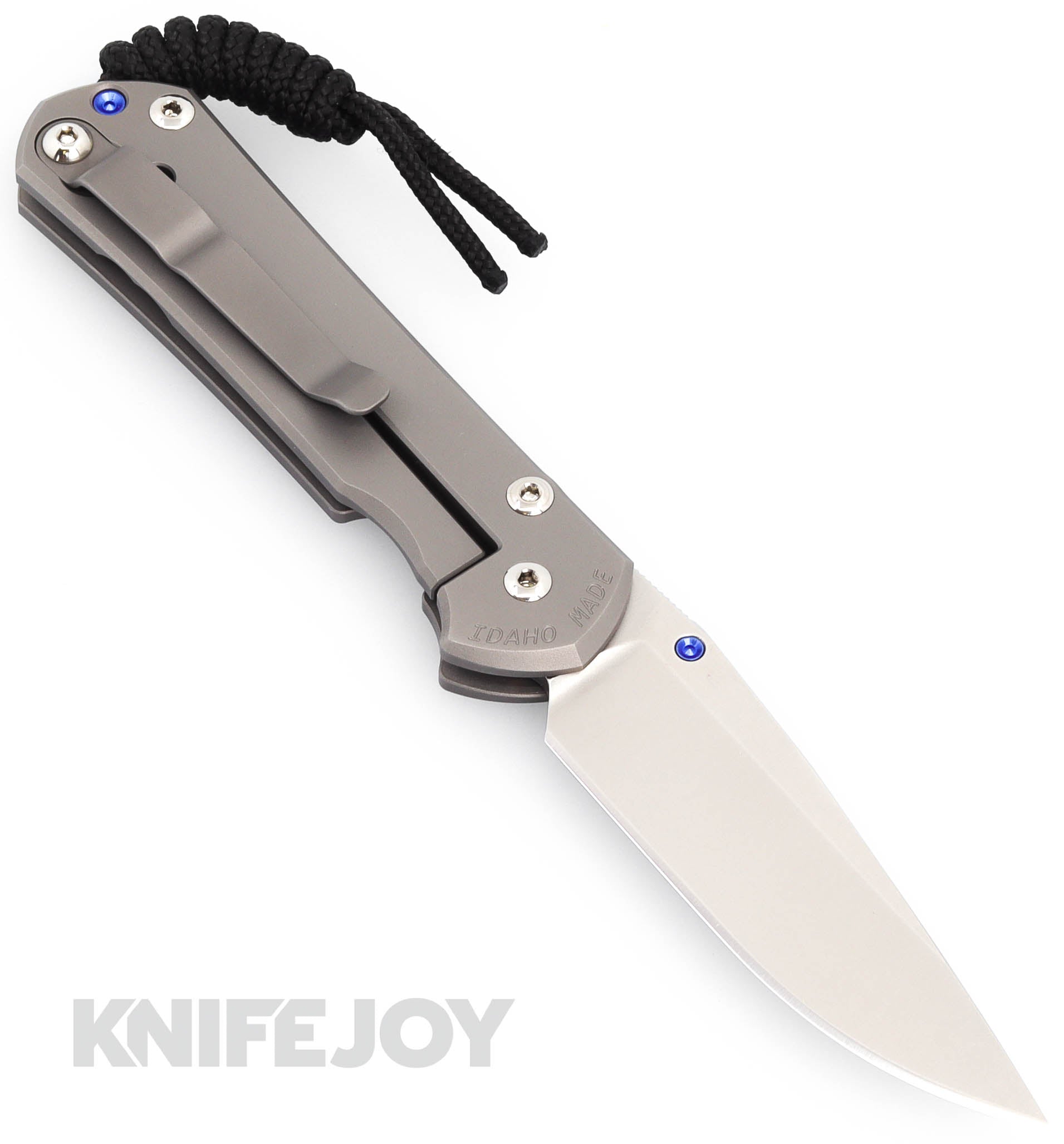 Chris Reeve Knives Small Sebenza 31 Drop Point Folding Knife - Magnacut Blade & Glass Blasted Titanium Handles - EDC, Camping, Hunting, Outdoor Survival Gear
