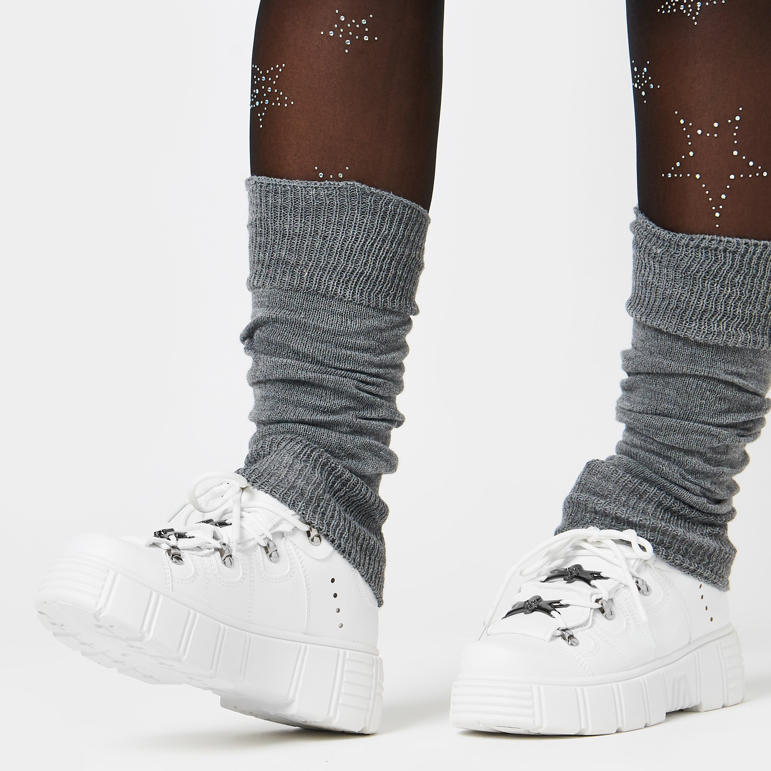 Rimo Core Chunky White Sneakers - Stylish Comfortable Platform Shoes for Women | Perfect for Casual Outfits, Streetwear & Everyday Wear