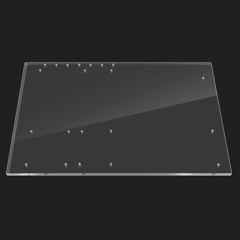 BROLEO Clear Transparent ATX Computer Case - DIY PC Build, Easy Maintenance for Optical & Hard Drives | Perfect for Gaming Rigs, Workstations & Custom PC Builds