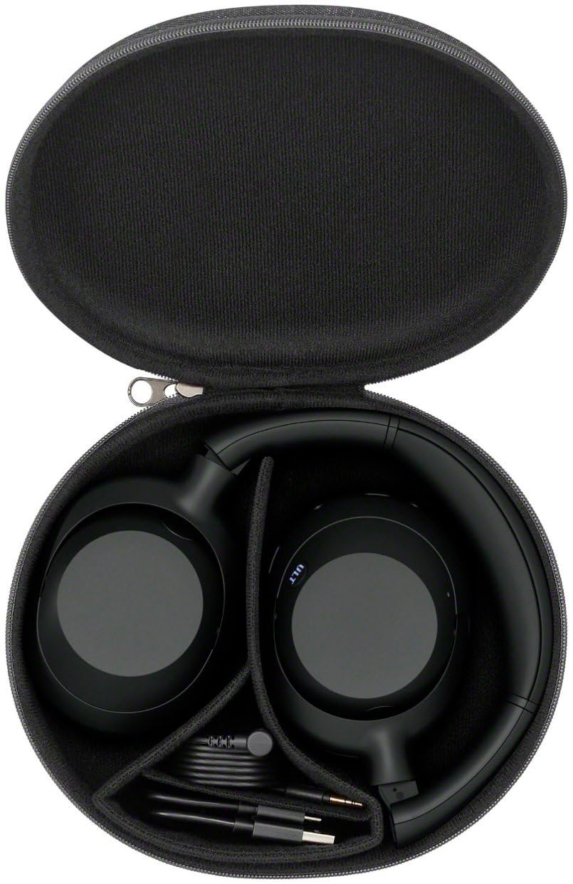 Sony ULT WEAR 900N Wireless Noise Canceling Bluetooth Headphones with Mic - Black | Premium Over-Ear Headset for Travel, Work & Music Lovers