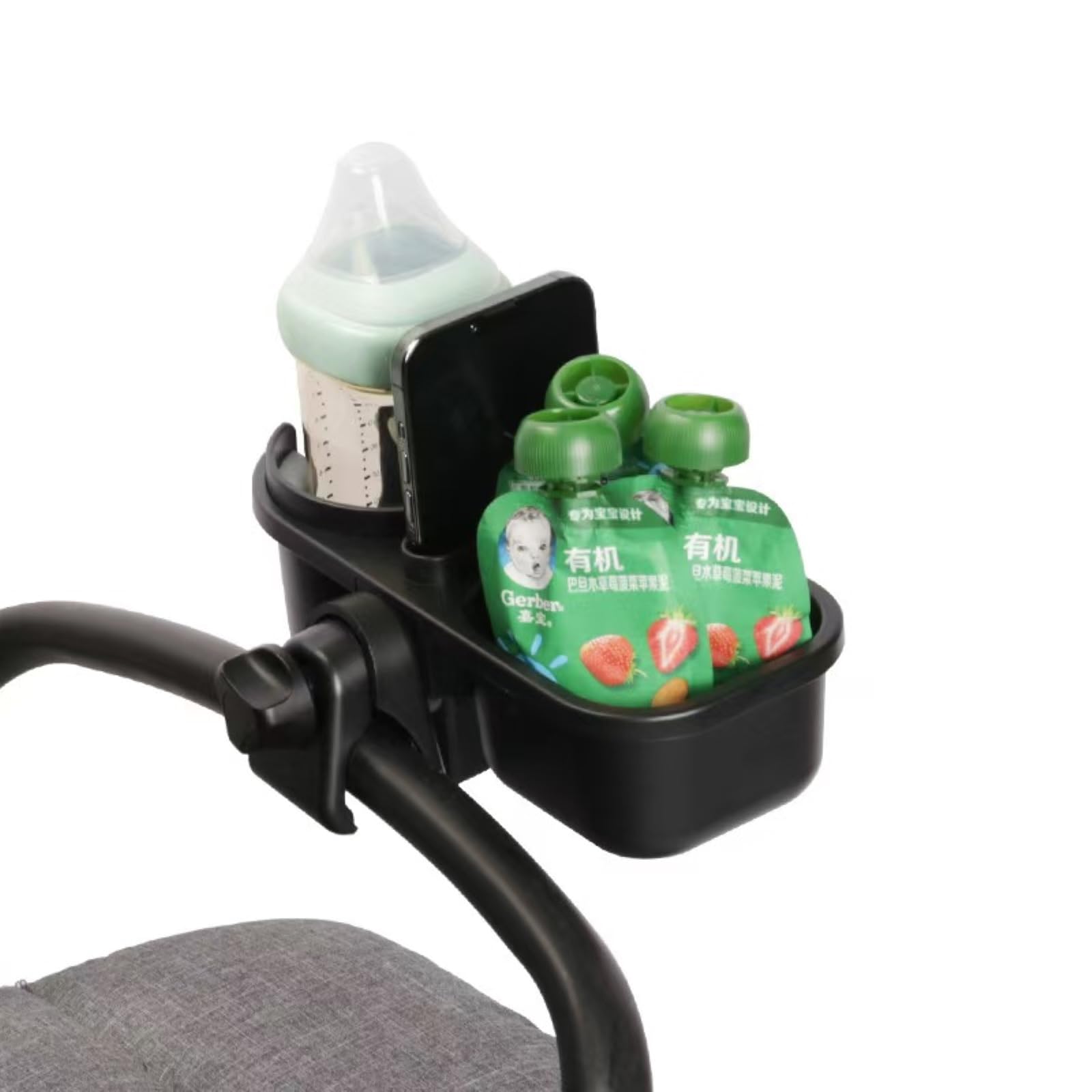 Universal Wheelchair Cup Holder - Adjustable & Sturdy Drink Holder for Wheelchairs & Strollers, Fits Most Cups & Bottles - Perfect for Outdoor Activities, Travel & Daily Use