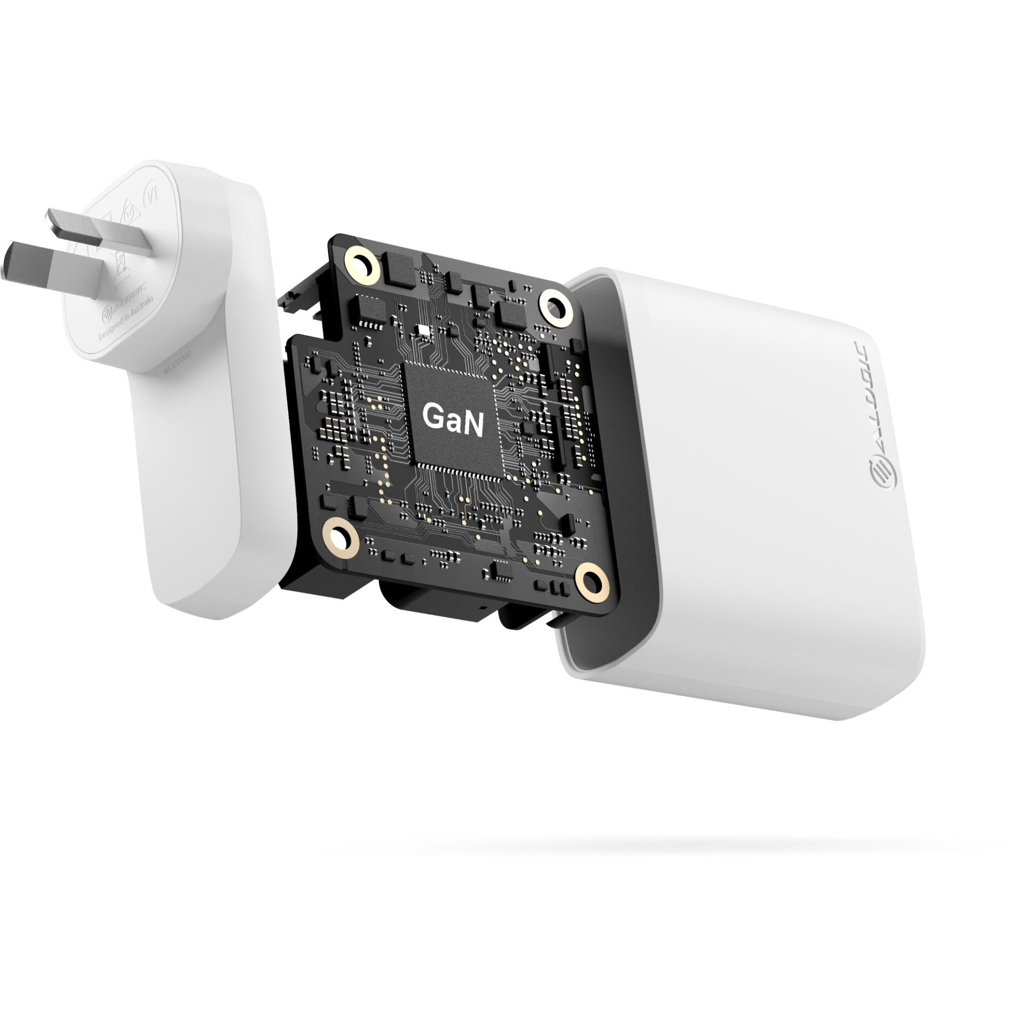 ALOGIC Rapid Power 100W GaN Wall Charger with 100W USB C Cable - Fast Charging for MacBook Pro, iPhone 15, iPad & More | Compact Travel Charger for Home, Office & On-the-Go
