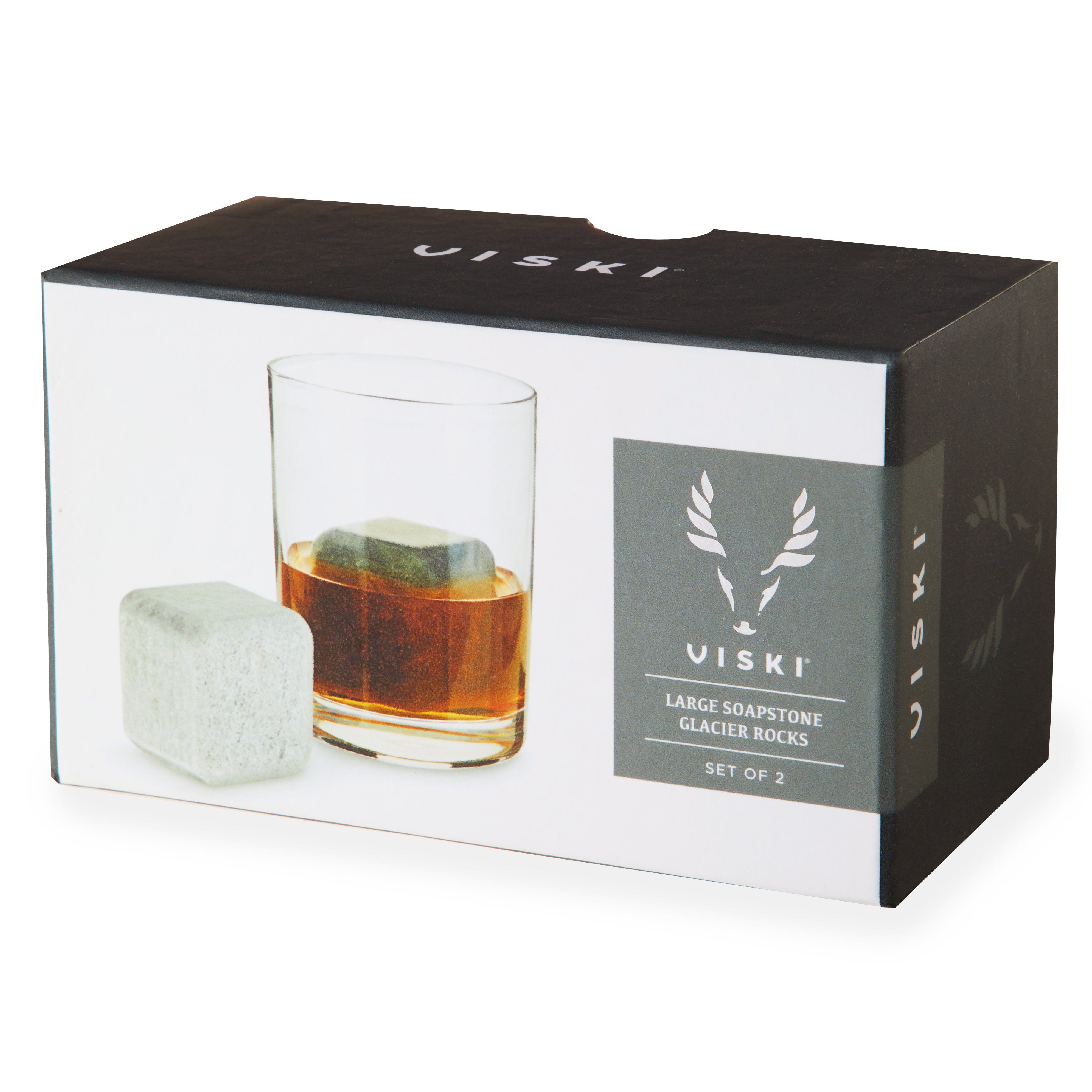 Premium Natural Soapstone Cubes Set of 2 - Glacier Rocks for Home Decor, Massage Therapy & Spa Relaxation - Perfect for Aromatherapy, Feng Shui & Stress Relief