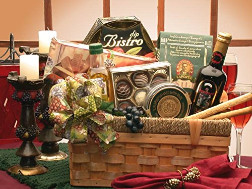 Premium Italian Gourmet Gift Basket - Authentic Italian Food & Wine Gift Set - Perfect for Holidays, Birthdays & Corporate Gifts